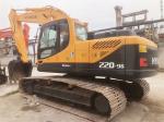 1889 Working Hours 80 cm Width Crawler Chain 22 Ton Used Hyundai 220LC-9S