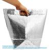 Buy cheap Insulated Foil Bag 8 X 8 X 8 Inch. Pack Insulated Shipping Bags For Food Handles. Metalized Foil Insulated from wholesalers