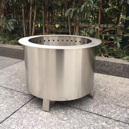 Buy cheap Double Wall 18 Inch Stainless Steel Fire Pit Smokeless 45.5cm Outdoor Smokeless Stove from wholesalers