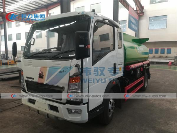 Buy cheap Howo 160hp Right Hand Drive 5000L Petrol Tanker Truck from wholesalers
