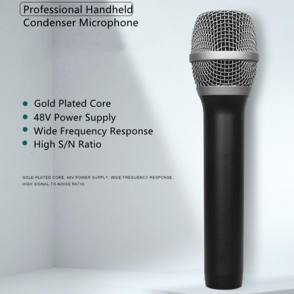 Buy cheap KTV Karaoke 3mA USB Condenser Microphone 48V For PC Computer from wholesalers