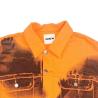 Buy cheap Jacket Button Orange Men′s Jackets & Coats Full Over Digital Printed Distressed Denim Jacket from wholesalers