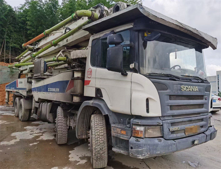 Top Brand HB56K 56m Articulated Boom Concrete Pump Truck