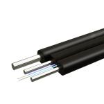 G657A LSZH Jacket 4 Core Outdoor FTTH Drop Cable With Messenger