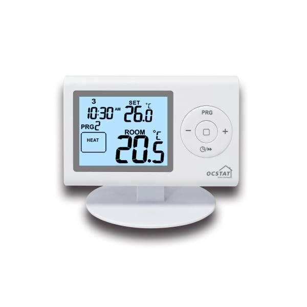 Buy cheap 868MHZ White Backlight Best Digital Electric Room Wireless Heating Thermostat from wholesalers