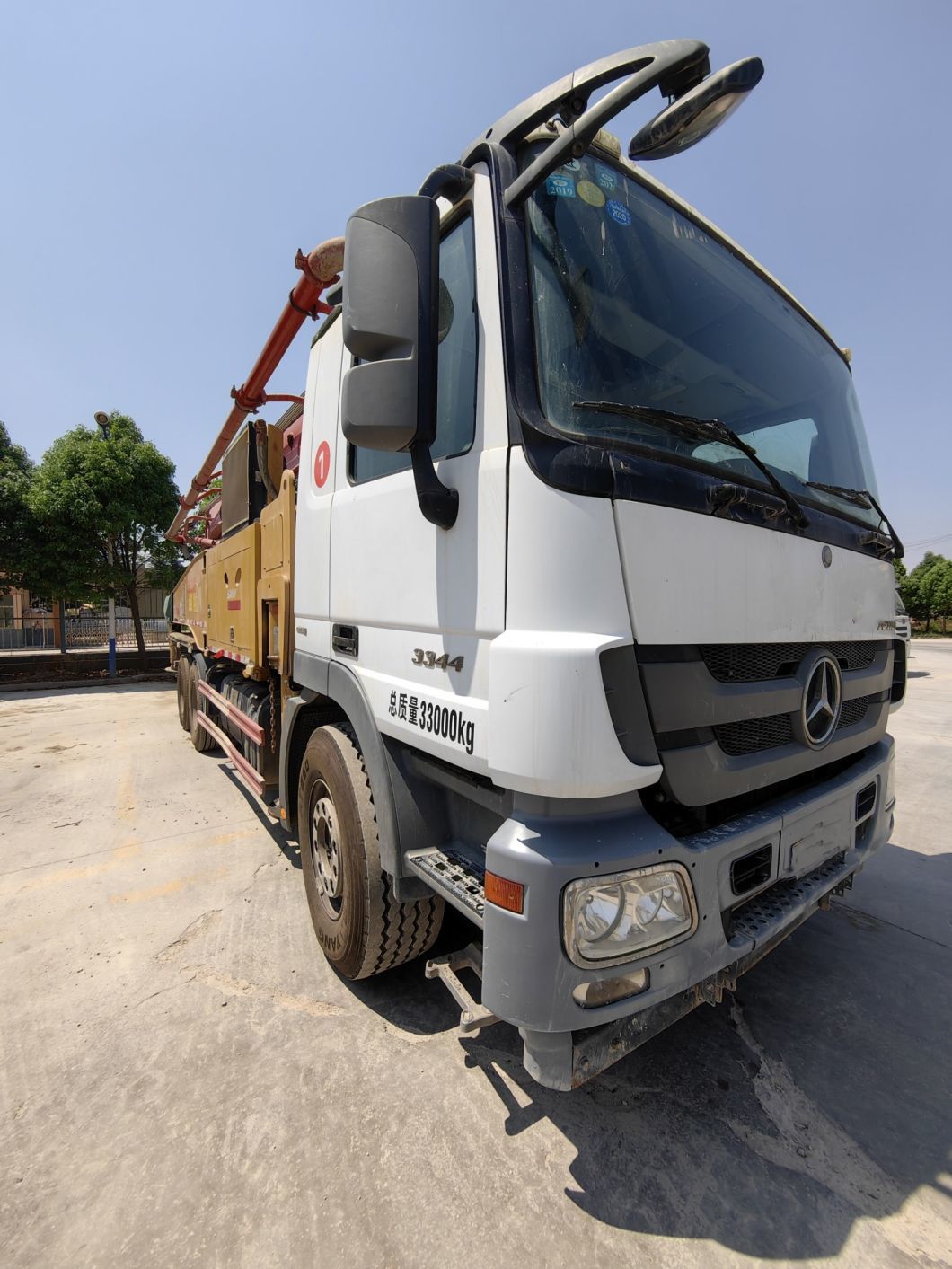 2019 Sy 49m Used Construction Machinery Concrete Boom Pump Heavy Equipment Concrete Pump Truck