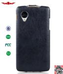 Newest Fashion Design Authentic Italy PU Flip Leather Case For LG Google Nexus 5