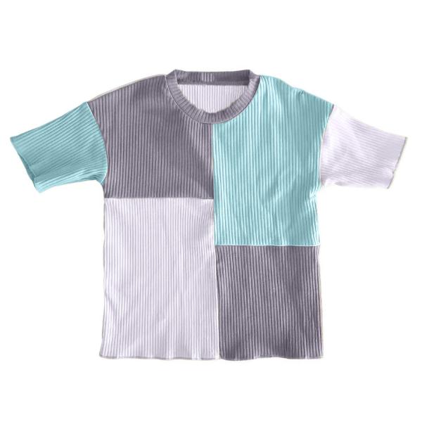 Buy cheap 100% Ribbed Cotton Kids Slim Fit Stretchy Patchwork Short Sleeve Tee Shirts Cosy Baby Summer Tops For Girls Boys from wholesalers