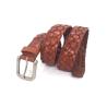 Buy cheap Handmade Mens 3.8CM Casual Braided Leather Belt For Jeans from wholesalers
