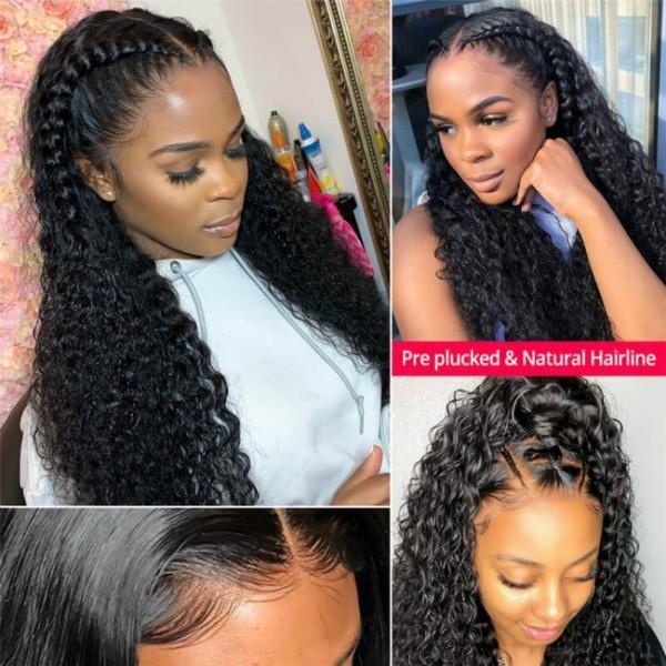 Buy cheap Human Hair Extension Wig For Styling Long Curly Human hair Lace Front Wigs from wholesalers