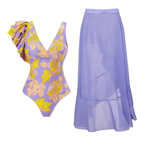 Buy cheap Sexy purple Bikini Bathing Suits Color Matching U Drag Women 2 Piece Bikini from wholesalers
