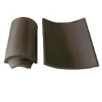 Frost Resistant Clay Material Chinese Style Building Porcelain Roof Tiles Clay