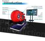 9D VR Car Racing Simulator Coin Operated 3D Virtual Reality Simulator