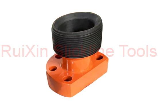 Buy cheap Steel Slickline Wellhead Half Moon Flange With Pressure Relief Valves from wholesalers