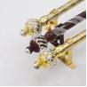 Buy cheap Industial Anti Brass Embossed Engraving Pipe Curtain Pole from wholesalers