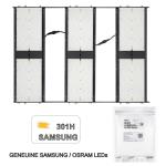 Mannul Dimming Commercial LED Grow Lights SAMSUNG 301H 720W Quantum Board
