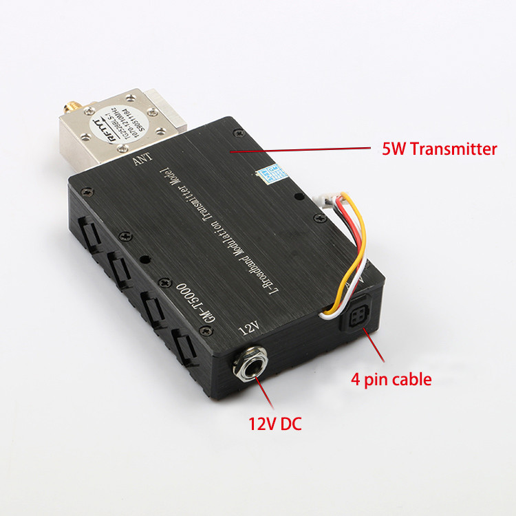 10km LOS FPV Video Sender , 1.2GHz Wireless Transmitter And Receiver