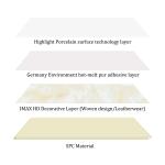 Formaldehyde Free Intertek SPC Panel For Office Decoration