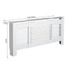 Buy cheap Study Room MDF Wood Radiator Cover Matte Finished from wholesalers