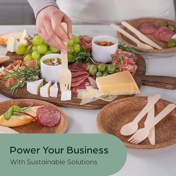 Buy cheap Cutlery Set Biodegradable Wood Spoon Fork Knife Disposable Wooden Wrapped Cutlery For Party Wedding from wholesalers