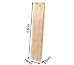FSC SGS BRC Flexo Printing French Bread Paper Bags Baguette Self Adhesive Seal