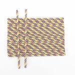 Cartoon Outside Safe Paper Drinking Straws For Juice