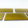 Buy cheap Gold Plated Silicon Dioxide Optical Glass Plate Round Square Quartz Glass Window from wholesalers