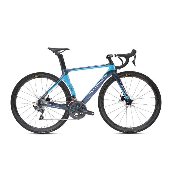 Buy cheap Carbon Fiber Thru Axle Bike , 52cm Road Bike 700C 105 R7000-22 Speed from wholesalers