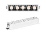 50 60Hz Recessed Dimmable Led Downlights 50000H Aluminum PMMA 100 - 277V