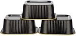 Square Black Smooth Wall Colored Aluminum Foil Bowl