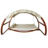 Buy cheap Outdoor Furniture 325cm Length Wooden Garden Hammock Polyester Awning Double from wholesalers