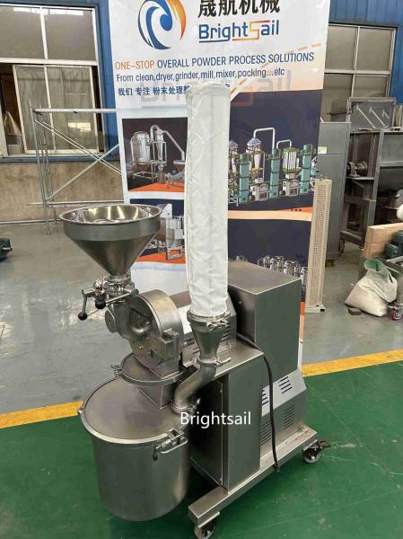 Buy cheap Moringa Leaf Powder Crusher Machine food spice Hammer Mill leaf small grinder Powder mill from wholesalers