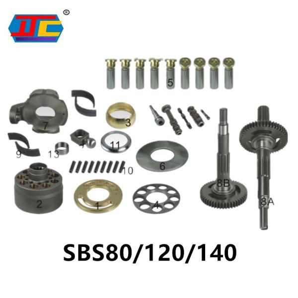 Buy cheap SBS80 SBS120 SBS140 Excavator Hydraulic Pump Parts , 325C Pump Parts from wholesalers