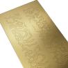 Buy cheap Hairline Stainless Steel 304 Mirror Finish Titanium Gold Etched Plate from wholesalers