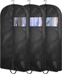 KIMBORA 43" SUIT BAGS FOR CLOSET STORAGE AND TRAVEL, GUSSETED HANGING GARMENT
