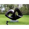 Buy cheap Hotel Customized Outdoor Stainless Steel Abstract Ribbon Metal Sculpture from wholesalers