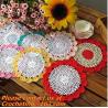Buy cheap Retro pattern Crochet Doily Crochet cup mat Applique Home Decoration, Crochet Doily from wholesalers