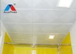 Wood Grain Perforated Acoustic Ceiling Tiles For Contemporary Living Room
