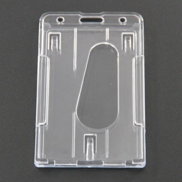 Buy cheap ID Card Package Clear Business Card Holder , Vertical Plastic Name Tag Holders from wholesalers
