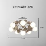 Modern Nordic Led Ceiling Lamp Living Room Kitchen Bedroom Hallway Scandinavian