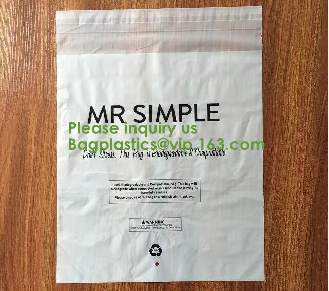 Cornstarch made biodegradable compostable shipping plastic mailing bag custom bubble mailer poly mailers bagease bagplas