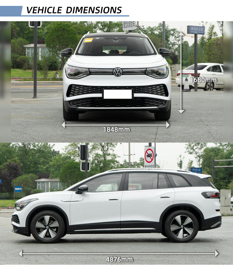 Hot selling 2022 pure edition ID 6X manufacturers direct sales of new energy vehicles seven-seater SUV