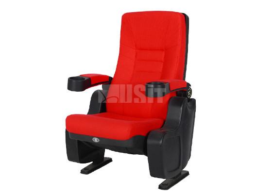 Buy cheap Strong Steel Structure Auditorium Theater Chairs , Media Room Seating Fabric Material from wholesalers