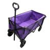 Buy cheap Outdoor Garden Steel Folding Wagon Cart Powder Coating With Telescopic Handle from wholesalers