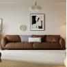 Buy cheap Italian Genuine Leather Sectional Recliner Sofa Set Modular Living Room Furniture from wholesalers