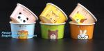 Biodegradable gelato paper cup 7oz,Top Selling disposable paper cups for