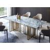 Buy cheap Strong Metal Frame minimalist Hotel Dining Table Set from wholesalers