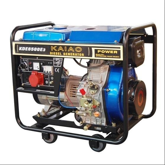 Buy cheap 5KVA 3 Phase Portable Small Diesel Generators Set 760 X 515 X 710 mm KDE6500E3 from wholesalers