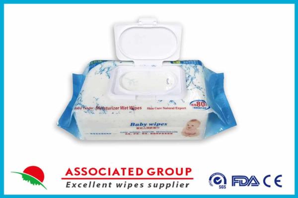 Buy cheap 80 PCS Skin Care Comfortable Baby Tender Moisturizer Wet Wipes, Alcohol Free from wholesalers