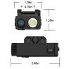 Buy cheap IPX4 Compact Handgun Laser Waterproof 405nm Purple Laser Gun from wholesalers